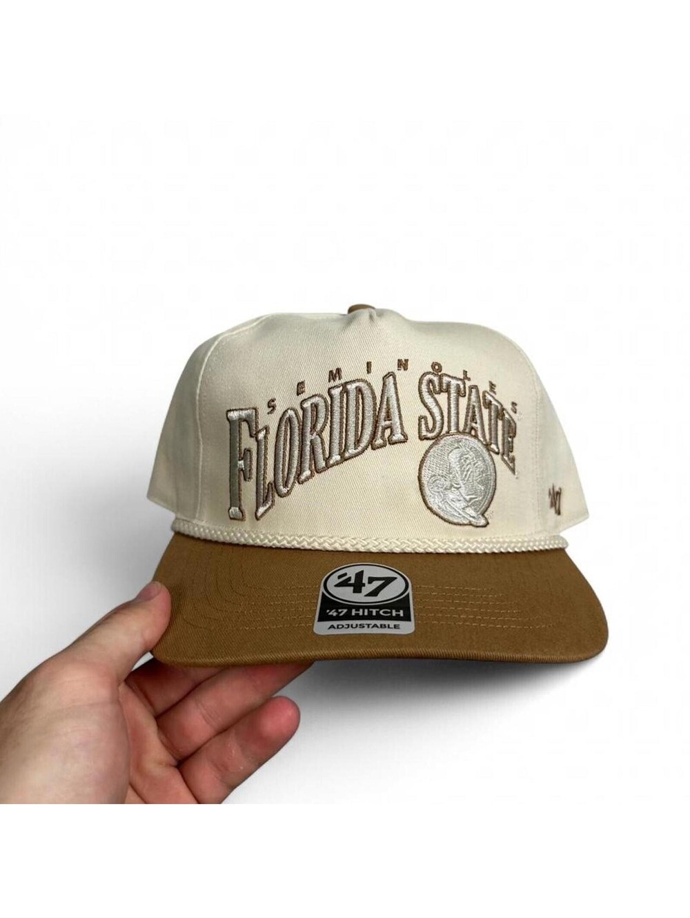 Vintage Style Florida State University seminoles FSU Forth Seven cord SnapBack